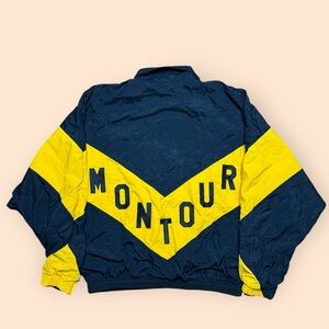 Vintage 1990s Montour Spartans Windbreaker Jacket Medium Vtg Pittsburgh